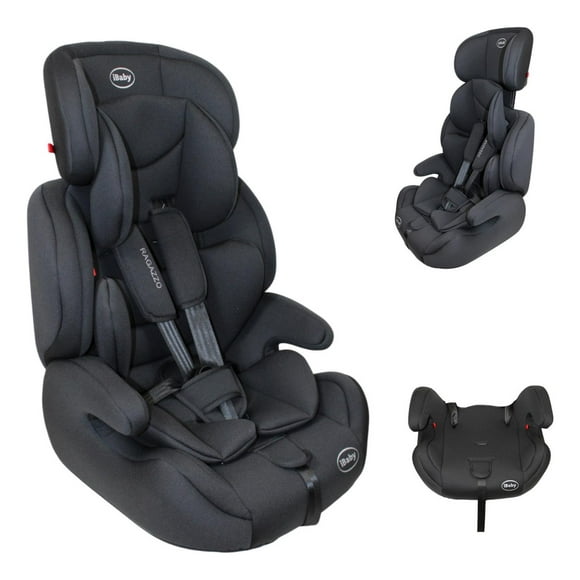 Autoasiento Convertible Booster Ragazzo Hasta 12 Kg - Ibaby Ragazzo Negro