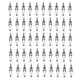 thumbnail image 1 of EeaseMX 50pcs encantos del colgante del esqueleto del cráneo para los pendientes del collar de las pulseras de Halloween, 1 of 8