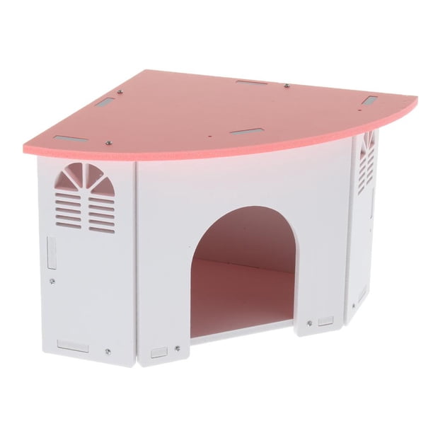 Casa de Hamster Colco Hamster Hideout Hut Para Mascotas Rosado