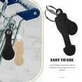 thumbnail image 2 of 4 pcs Shopping Trolley Tokens Opener Metal Shopping Trolley Token Portable Shopping Cart Token with Keychains, 2 of 8