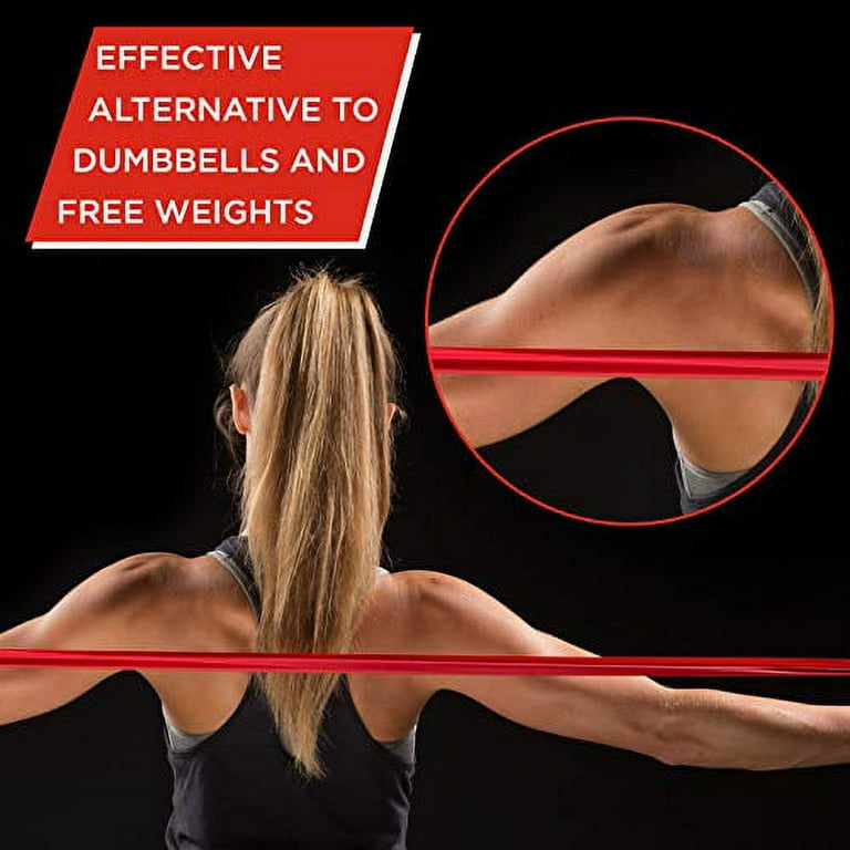 TheraBand Resistance Bands 6 Yard Roll Professional Latex Elastic Band For Upper Body Lower Body Core Exercise Physical Therapy Pilates At Home Workouts Rehab Red Medium Beginner Level 3 Walmart