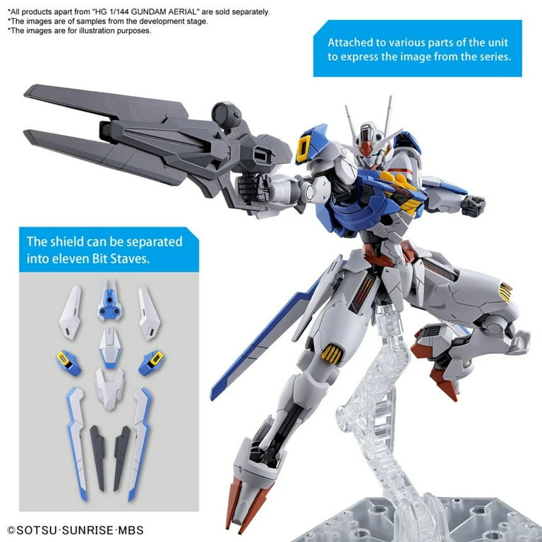 Gundam Witch Mercury: Gundam Aerial 1:144 Scale Buildable Toy