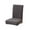 Gray, variant on Round Dining Table Fall and Winter Thickened Fleece Chair Cover All-Purpose Dining Chair Cover, 38-45Cm White Polyester Cover Dining Chair Covers