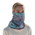 thumbnail image 6 of Unique Bargains 1 Pc Sunscreen Face Scarf Mask Bubbles Pattern Face Mask for Outdoor Cycling Cyan Blue Red, 6 of 6