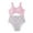 Pink, variant on Girls Bathing Suit Size 2-10 Years - Cute Toddler Swimsuit Girl Adjustable One Piece Swimwear for Summer Beach Vocation(Green,8-9 Years)