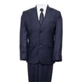 thumbnail image 1 of 2 Button Front Closure Interior Pick Stitching Boys Suits  Navy - 20, 1 of 1