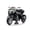 BALCK, variant on 12V Kids Motorcycle Electric Ride On Toy with 1.8-3.2 MPH Speed, Power Display, Music & Wireless Phone Connection, Large Storage Trunk, LED Headlight - 66LB Load Capacity for Toddlers & Kids