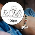 thumbnail image 3 of Dijes Mini 2023,DIY 2023 Encantos Aleación Joyería Encanto Accesorio,Llavero Fabricación de joyas Encantos DIY 2023 Colgantes,Pulsera Collar Fabricación de pendientes Accesorios,Mini 2023, 3 of 9