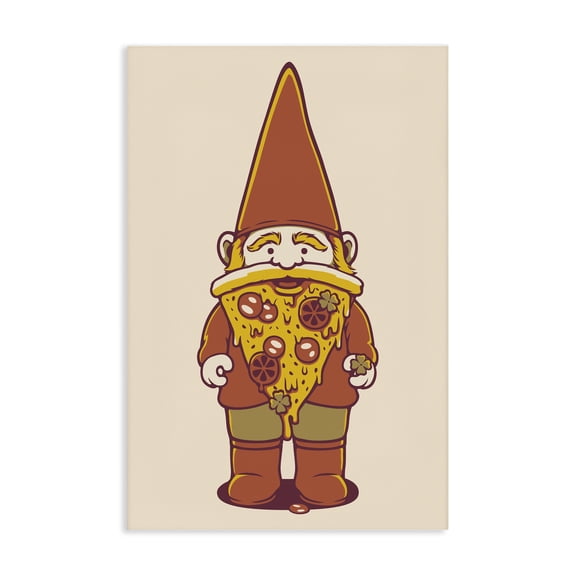 Stupell Industries Happy Pizza Gnome Canvas Wall Art, design by Tobe Fonseca