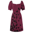 thumbnail image 5 of Butterfly pattern Short-Sleeved Dress dresses for womens02 festival outfit women, 5 of 6