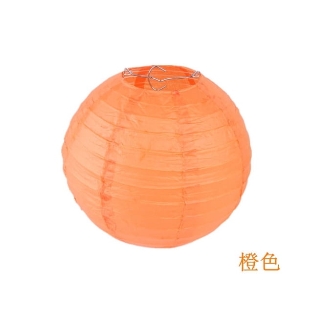 Nvzi Faroles de papel decorativos, faroles de papel colgantes, faroles para interiores y exteriores para lámparas de hogar, fiestas, decoración de eventos (naranja, 12 piezas)