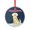 Pattern, variant on Crystal Glass Ornament Cute Holiday Snow Beagle Happy Dog Christmas Ornament Round Glass Winter Christmas Snowflake Unique Home Decor