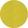 thumbnail image 1 of Ahgly Company Indoor Round Patterned Bee Yellow Area Rugs, 5' Round, 1 of 6