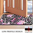 thumbnail image 3 of Pink Leopard Pattern Door Rugs,Washable Non Slip Door Mats Indoor,Decorative Door Mats,Entry Mat Indoor for Entrance,Bedroom,Kitchen,Bathroom,30"x17", 3 of 6