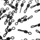 thumbnail image 3 of 25pcs Swivels Eslabón Giratorio Cambio Rápido Conector Pesca En Forma De Q Clips 17mm Pescador Sunnimix Swivels de cambio rápido, 3 of 7