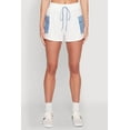 thumbnail image 3 of Womens Chambray Cargo Pocket Sweatshorts, 3 of 4
