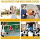 thumbnail image 4 of 12 Pcs Black Sweat Wristbands Cotton Elastic Athletic Wristbands For Men Women, 4 of 4