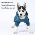 thumbnail image 6 of Cute Pet Dog Raincoat, Raincoat Body Covered With Hood, Reflective Night Light Strip, Double Waterproof Raincoat, Bear-shaped Pet Dog Hooded Cape, 6 of 7