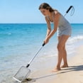 thumbnail image 1 of Stainless Steel Telescopic Beach Sand Sifter Tool for Clamming Crabbing and Shell Collecting, 1 of 6