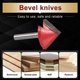 thumbnail image 3 of V Groove Router Bit, Tungsten Carbide V Router Bit for CNC Engraving, End Mill Woodworking Tool with 6mm Shank (6mm Shank, 32mm Width, 90 Degree), 3 of 5