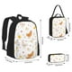 thumbnail image 2 of Easygdp Funny Chicken Mochila para Niños y Niñas con Set de Caja de Almuerzo y Estuche para Lápices 3 en 1, Mochila Escolar Estampada para Adolescentes, 2 of 7