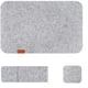 thumbnail image 2 of Manteles individuales de fieltro con posavasos y bolsillos para cubiertos, manteles individuales lavables, manteles individuales resistentes al calor para mesa, fiesta, restaurante, 2 of 4