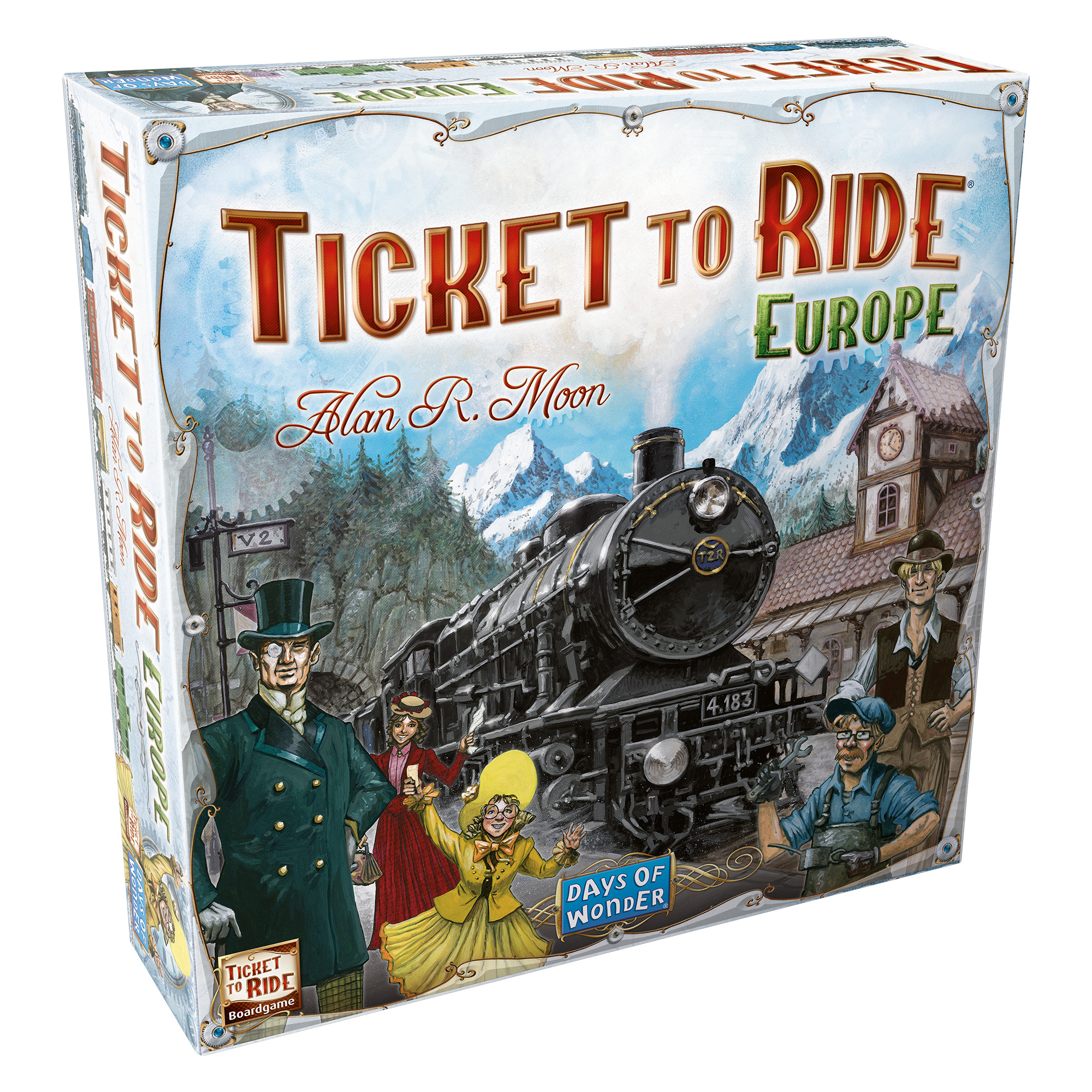 Ticket To Ride: Europe Family Strategy Board Game for Ages 10 and up, from Asmodee