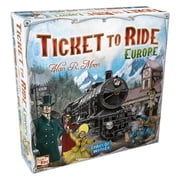 Ticket To Ride: Europe Family Strategy Board Game for Ages 10 and up, from Asmodee