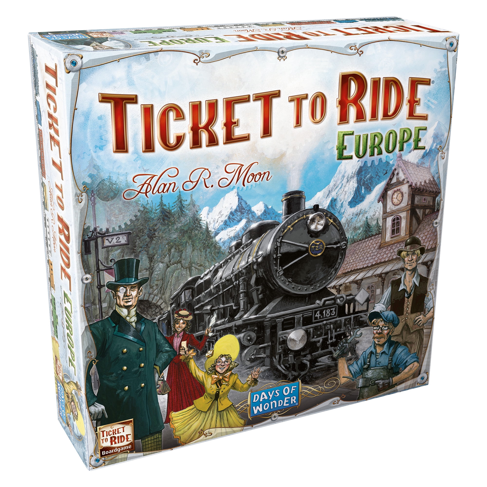 Ticket To Ride: Europe Family Strategy Board Game for Ages 10 and up, from Asmodee