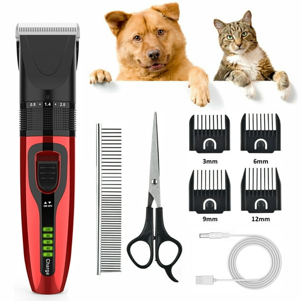 Dog Clippers, Mrdoggy Dog Grooming Clippers for Thick Fur Nail with Low