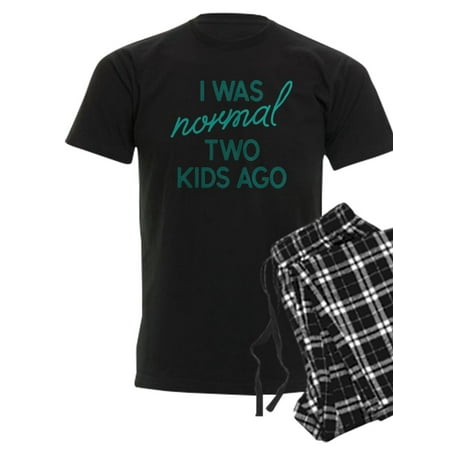 

CafePress - Two Kids Ago Men s Light Pajamas - Men s Dark Pajamas