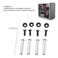 thumbnail image 4 of Computer Screws,CPU Fan Screws,PC Screws,Stainless Steel PC Cooling Fan Mount Screws Kit with Washers for Various Brands Water Cooling, PC Case Cooling Fans, 4 of 7