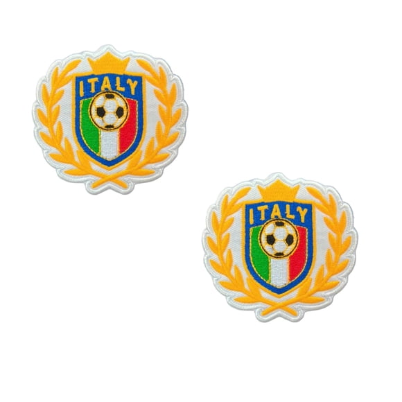 Parche termoadhesivo Levviye Copa Mundial de Fútbol 2026 Italia 2 piezas