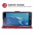thumbnail image 3 of Case for Galaxy J7 2017, Pu Leather Cover, Mobile Phone Cover for Samsung Galaxy J7 2017, Wallet, Scratch-Resistant Magnetic Mobile Phone Pocket with Card Compartment, Red, 3 of 7