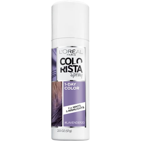 L'Oreal Paris Colorista Temporary Hair Dye (1-Day Spray), Lavender, 2 oz