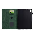 thumbnail image 4 of Embossed Folio Flip Smart Case Cover for iPad 10th Gen 10.9" 2022, Premium PU Leather Kickstand Card Slots Magnetic Auto Sleep / Wake with Pen Slot Case for iPad 10th Gen 10.9" 2022, Green, 4 of 5