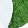 thumbnail image 2 of Phenofice Artificial Turf Grass Table Mat Decoration Round Greenery for Friends 1Set, 2 of 8