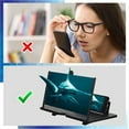 thumbnail image 6 of 12Inch 3D Phone Screen Magnifier, HD Acrylic Lens, Foldable, Portable, Eye Protection, Compatible with All Smartphones, 6 of 6