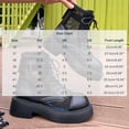 thumbnail image 3 of Jamicy Ankle Boots for Women Solid Color Mid Heel Booties Goth Round Toe Mesh Cutout Boots Women Lace Up Motorcycle Wedges, 3 of 9