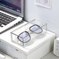 thumbnail image 3 of Glasses Storage Box Organizer Box Multifunctional Stackable Display Holder Reusable Acrylic Cosmetics, 3 of 4