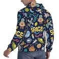 thumbnail image 6 of Salouo Colorful Space Pattern Men's Fall Hoodie Sweatshirt,Sport Hoodie with Pockets for Men Pullover Casual Hooded Sweatshirt-Medium, 6 of 7