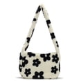 thumbnail image 4 of Bolso de felpa para las axilas, bolso de hombro mullido para mujer, bolso de mano peludo para mujer para otoño e invierno, 4 of 5