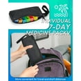 thumbnail image 4 of Monthly Pill Organizer 3 Times a Days, Medicine Organizer Box with Portable Hard Shell and Pill Cutter, 31 Day Pill Box with Monthly and Weekly Sticker, 4 of 8