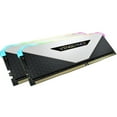 thumbnail image 6 of Corsair Vengeance RGB RT 32GB (2 x 16GB) DDR4 DRAM 3600MHz C18 Memory Kit, White, 6 of 11