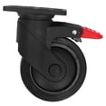 thumbnail image 1 of Heavy Duty Caster, Quiet 400lbs Bearing Anti Impact 5 Inch Caster Wheel Multi Purpose with Brake for Trolley, 1 of 7