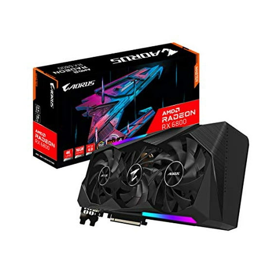 Open Box Gigabyte AORUS Radeon RX 6800 Master 16G Graphics Card, GV-R68AORUS M-16GD