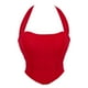 thumbnail image 1 of Top moldeador de cuerpo con soporte de pecho y cintura sellada para mujer, ropa moldeadora de poliéster para mujer, 1 of 7