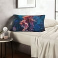 thumbnail image 6 of Naloa Colorful Jellyfish Abstract Pillowcase, Throw Pillowcase, Wrinkle-Free, Stain-Resistant with Hidden Zipper for Bedroom Sofa-20"x30", 6 of 6