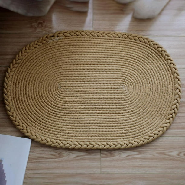 Alfombra tejida resistente Alfombra de puerta Alfombra de lavable Escaleras decorativas a Alfombra antideslizante para ter BLESIY alfombra de baño