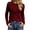 Wine, variant on Fgnfyis T Shirts For Women Casual Long Sleeve Soft Basic Solid Color Top Everyday Comfort Warmth Long Sleeve Tops For Women Grey XL